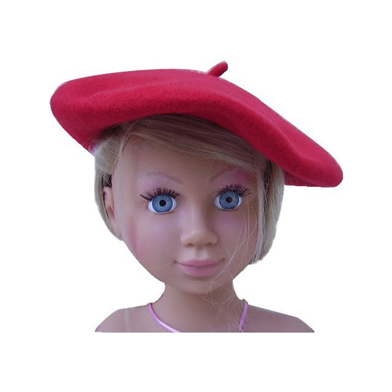 Béret rouge enfant