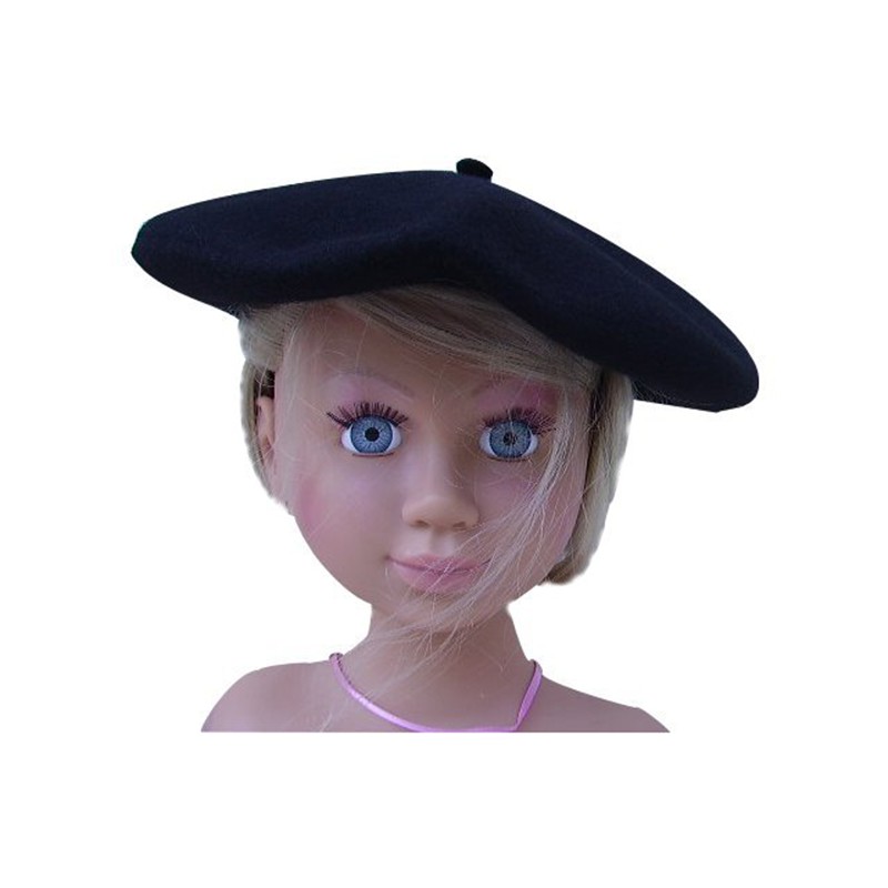 Béret noir enfant