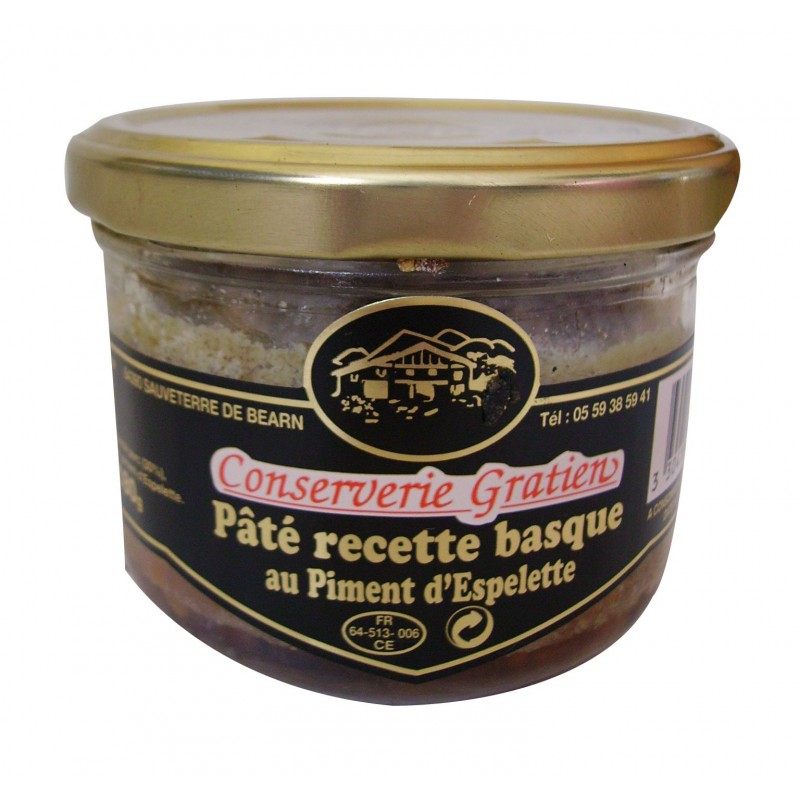 Pâté piquant au piment d'Espelette