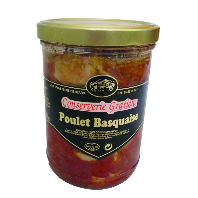 Poulet basquaise