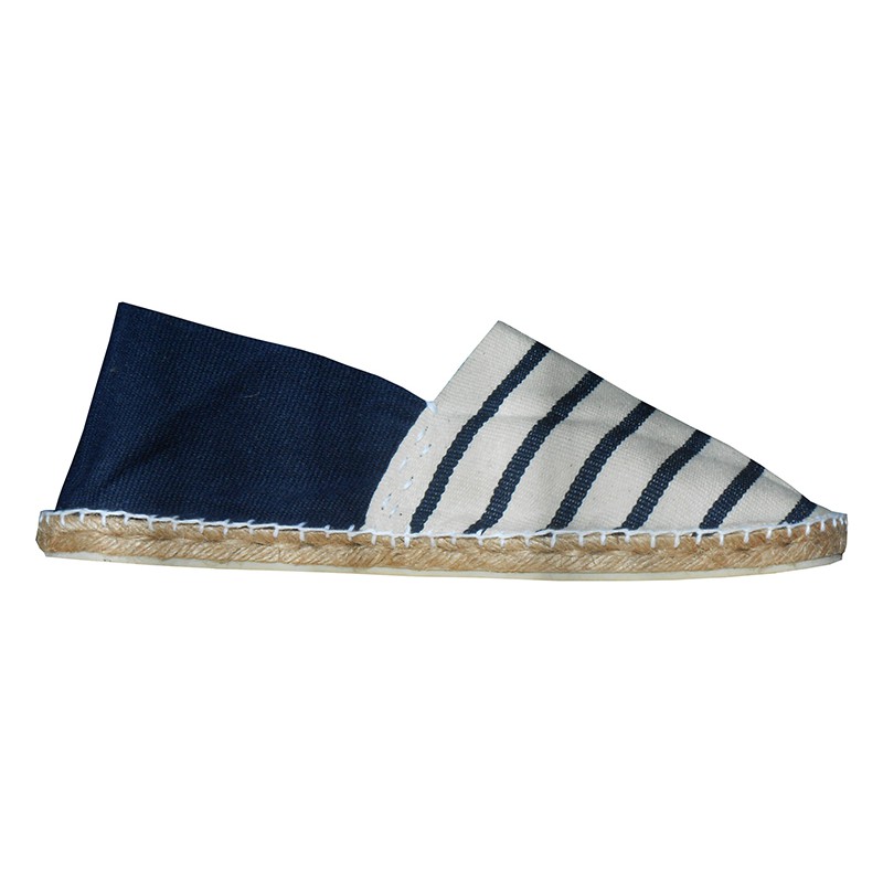 Espadrilles rayées marines