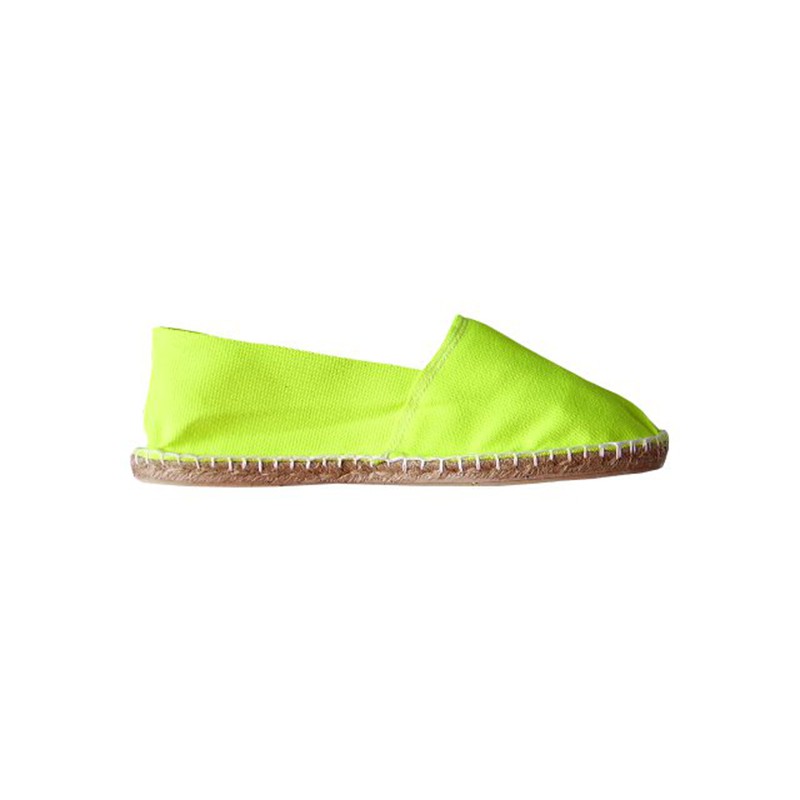 Espadrilles jaune fluo