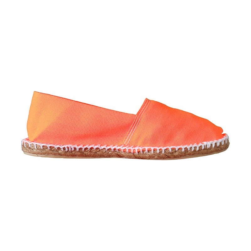 Espadrilles orange fluo