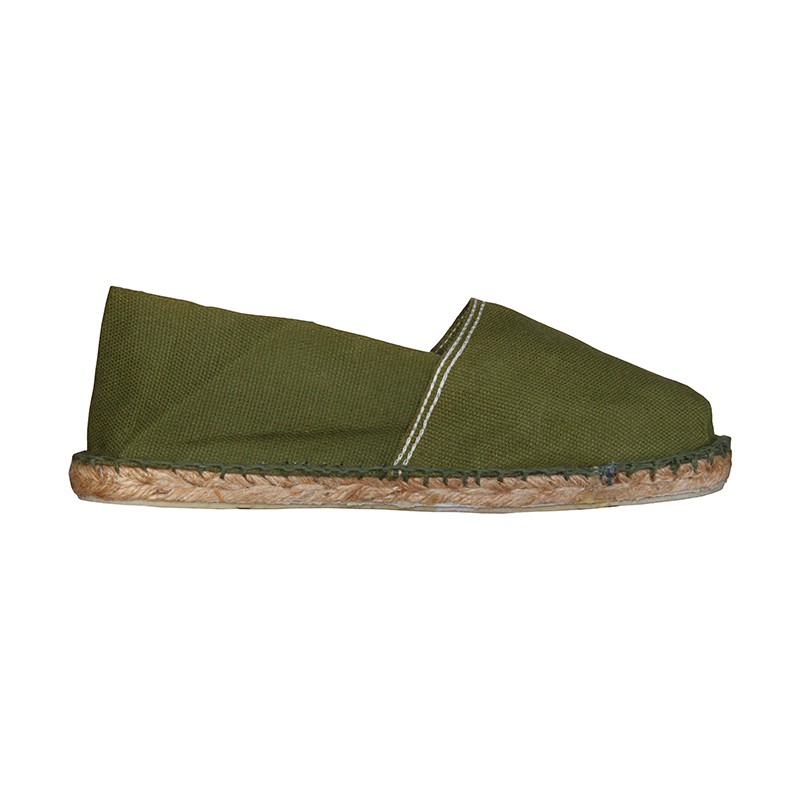 Espadrilles vert olive